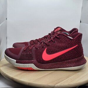 Men’s Size 10 - Nike Kyrie 3 Team Red/Hot Punch sneakers Shoes 852395-681